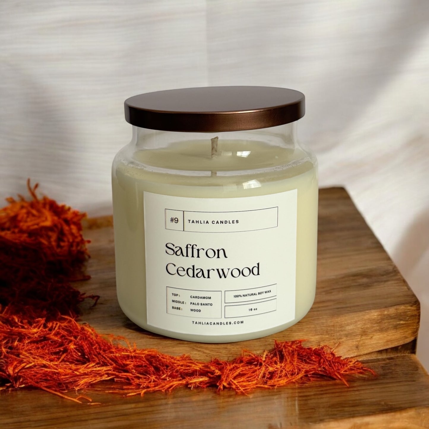 #9 Saffron Cedarwood (16oz)