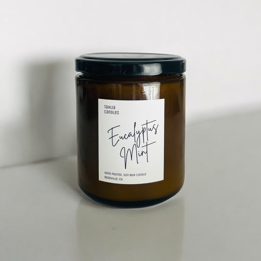 Eucalyptus Mint - Scented Soy Candle