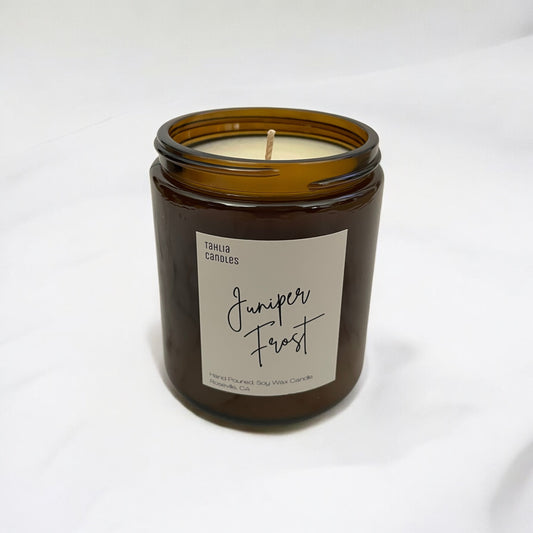 Juniper Frost- Scented Soy Candle